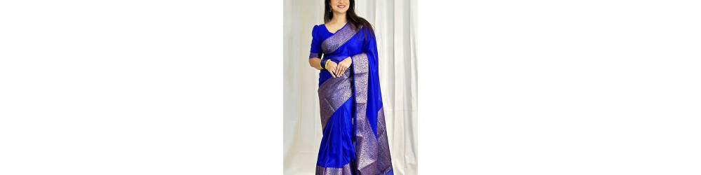 Sarees: Banarasi Dyable Warm Silk Saree All Colors  Rs.425 to Rs.850